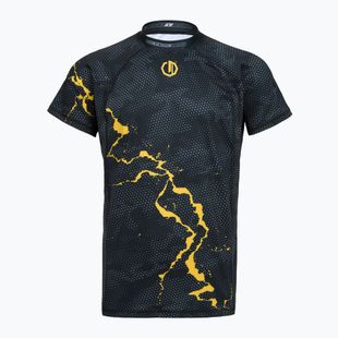 Rashguard męski Octagon Legion Premium black/yellow