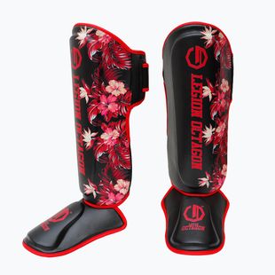 Ochraniacze piszczeli Octagon Legion Flower black/red