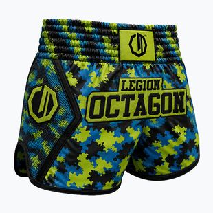 Spodenki treningowe Octagon Legion Kickboxing/Muay Thai Premium toxic unit