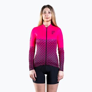 Bluza rowerowa damska Quest Limone magenta