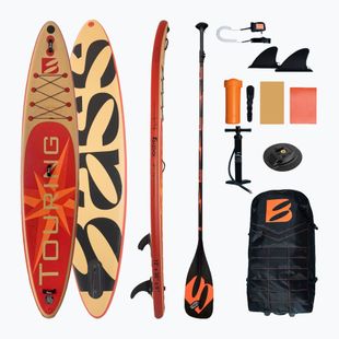 Zestaw deska SUP pompowana Bass Touring SR 12'0" PRO + Extreme Pro S pomarańczowa