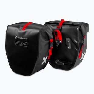 Sakwy rowerowe Extrawheel Rider 2 x 15 l black