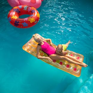 Materac do pływania AQUASTIC ASM-188O pomarańczowy