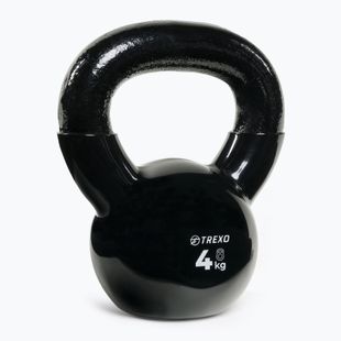 Kettlebell Żeliwny gumowany XTREXO VKB04 4 kg