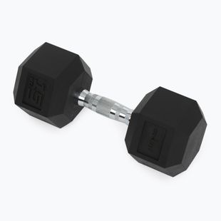 Hantel ogumowany XTREXO Hex 15 kg