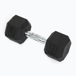Hantel ogumowany XTREXO Hex 10 kg