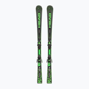 Narty zjazdowe HEAD Supershape e-Magnum SW SF-PR + wiązania PRD 12 black/neon green