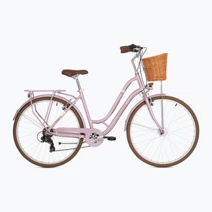 Rower miejski damski ATTABO CITY 28" różowy