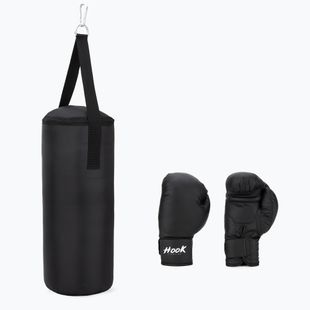 Zestaw bokserski dziecięcy HOOK FIGHTING Pierwszy Trening czarny