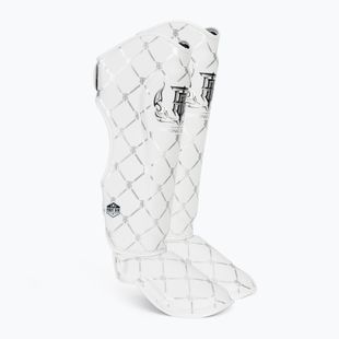 Ochraniacze piszczeli i stóp Top King Chain white/silver