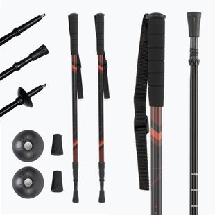 Kije trekkingowe KADVA Tengri regulowane czerwony