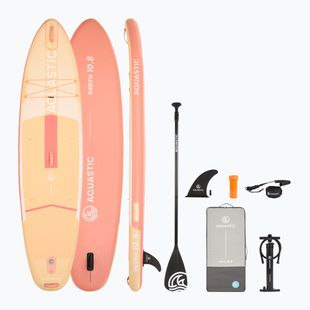 Zestaw deska SUP pompowana AQUASTIC Perth 10'8" allround pomarańczowy