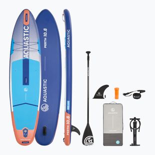 Deska SUP AQUASTIC Perth 10'8" allround niebieski