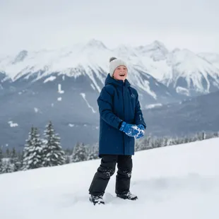 Kurtka narciarska dziecięca KADVA Skiro Jacket granatowy
