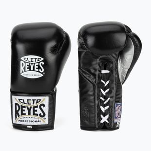 Rękawice bokserskie Cleto Reyes Thumb in Cow Leather black/silver