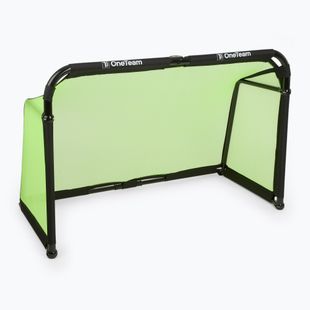 Bramka do piłki nożnej OneTeam SWIFTGOAL 180 x 120 cm składana czarny/zielony