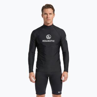 Longsleeve do pywania Aquastic RIMOS LS UV 50+ UPF czarny