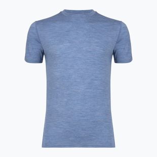Koszulka termoaktywna męska WOOLCANO Merino 100% TEE0546 niebieska