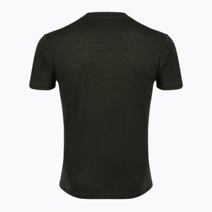 Koszulka termoaktywna męska WOOLCANO Merino 100% TEE0546 zielona