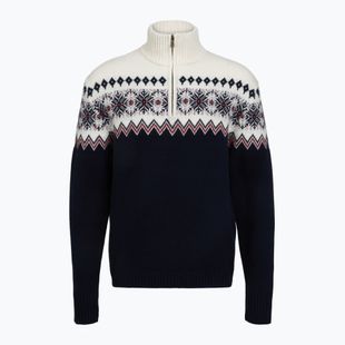 Sweter męski WOOLCANO SWT1091 merino granatowy