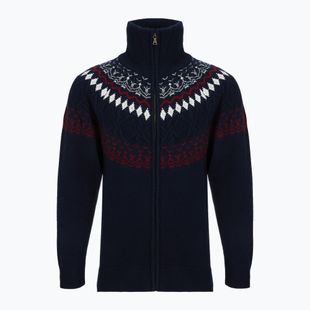 Sweter męski WOOLCANO SWT1093 merino granatowy