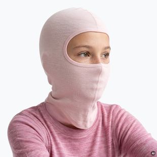 Kominiarka dziecięca WOOLCANO BAL1117 100% merino różowy