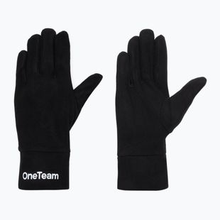 Rękawiczki piłkarskie dzieciece OneTeam BALEY GLOVES czarny