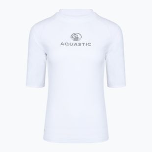 Koszulka damska AQUASTIC Rimos WMNS UV 50+ UPF biały