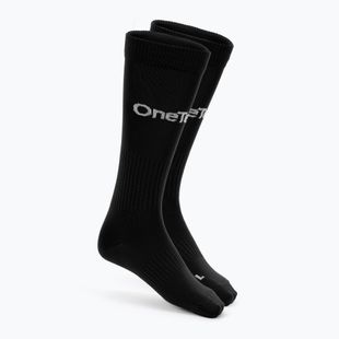 Skarpety piłkarskie dziecięce OneTeam Precision football socks zestaw 2-pack czarny