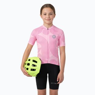 Koszulka rowerowa dziecięca ATTABO Vites WMNS różowy