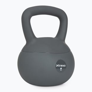Kettlebell miękki XTREXO 8 kg szary