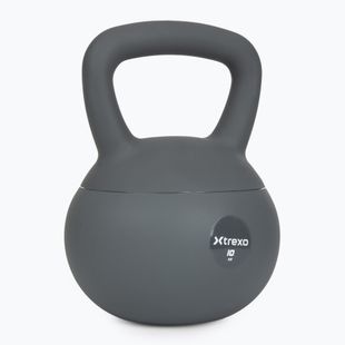 Kettlebell miękki XTREXO 10 kg szary