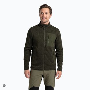 Bluza polarowa męska KADVA Wanderleaf zielony