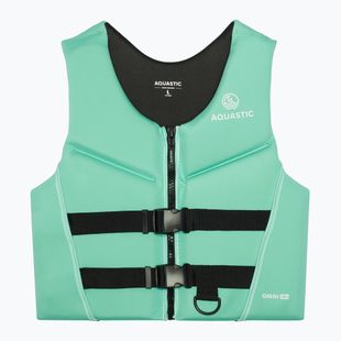 Kamizelka asekuracyjna AQUASTIC Omni 50N neoprenowa turkusowy