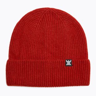 Czapka WOOLCANO MERINO 100% HAT0440 bordowy