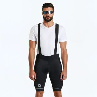 Spodenki rowerowe męskie ATTABO Kirun Pro Bib Shorts Cargo czarny