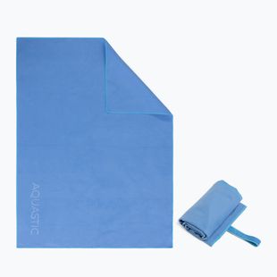 Ręcznik szybkoschnący AQUASTIC Havlu M 80x60 cm niebieski