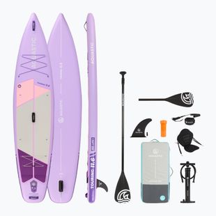 Deska SUP AQUASTIC Touring 11'6" fioletowy