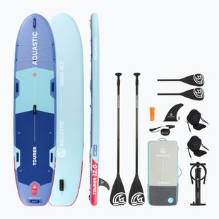 Deska SUP AQUASTIC Tourer 12'0" 2-os niebieski