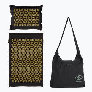 Mata do akupresury XTREXO ECO z poduszką TXO-B4Z006-BK czarny