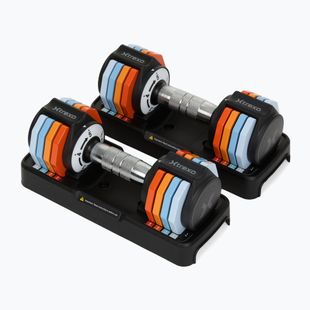Zestaw hantli regulowanych XTREXO 2 x 5 kg multicolor
