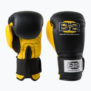 Rękawice bokserskie DIVISION B-2 DIV-TG01 black/yellow