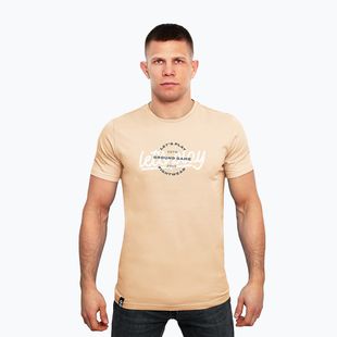 T-shirt męski Ground Game Play brązowy