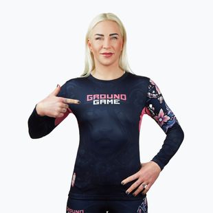 Rashguard longsleeve damski Ground Game Asami multicolor