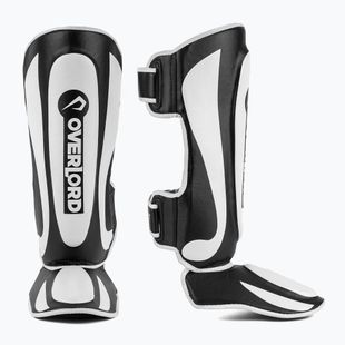 Ochraniacze piszczeli i stóp Overlord Fighter czarne/białe