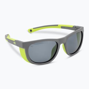 Okulary przeciwsłoneczne dziecięce GOG Eden  matt grey/neon yellow/smoke