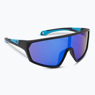 Okulary przeciwsłoneczne dziecięce GOG Flint matt black/blue/polychromatic blue