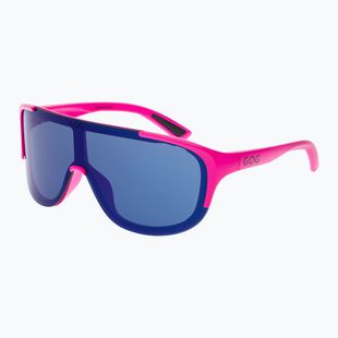 Okulary przeciwsłoneczne GOG Medusa matt neon pink/black/reflex blue