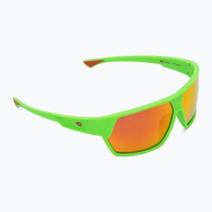 Okulary przeciwsłoneczne GOG Zonda matt neon green/red