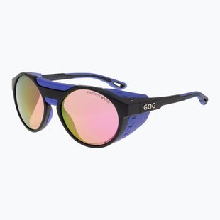 Okulary przeciwsłoneczne GOG Manaslu matt black/purple